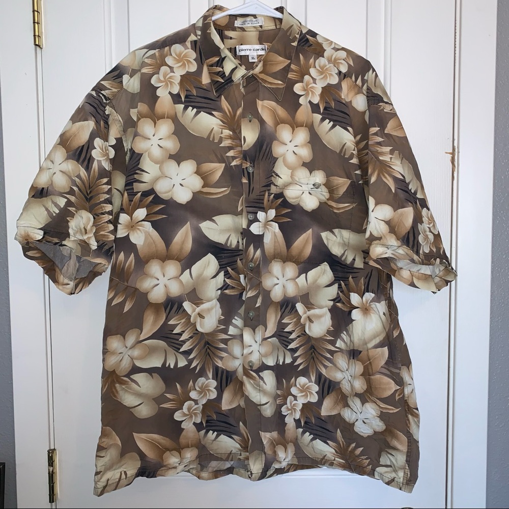 Pierre Cardin Tropical Hawaiian Shirt